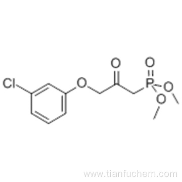 Phosphonic acid,[3-(3-chlorophenoxy)-2-oxopropyl]-, dimethyl ester (9CI) CAS 40665-94-9